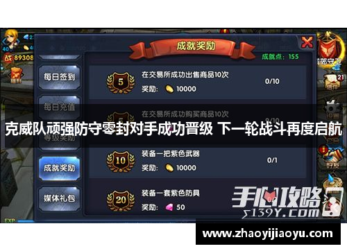 克威队顽强防守零封对手成功晋级 下一轮战斗再度启航
